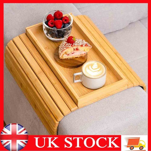 Arm rest organiser tray - rest, bamboo