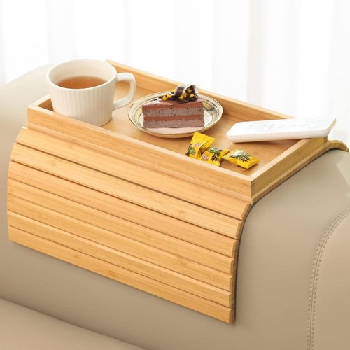 Bamboo sofa armrest tray - sofa,