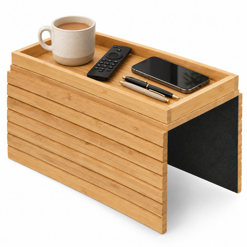 Sofa arm rest organiser - rest, tray