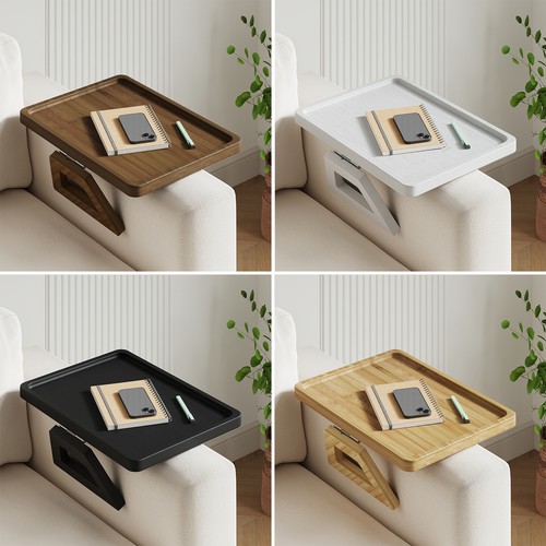 Folding bamboo sofa arm tray - sofa,