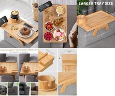 Sofa Arm Tray, Acacia Wood