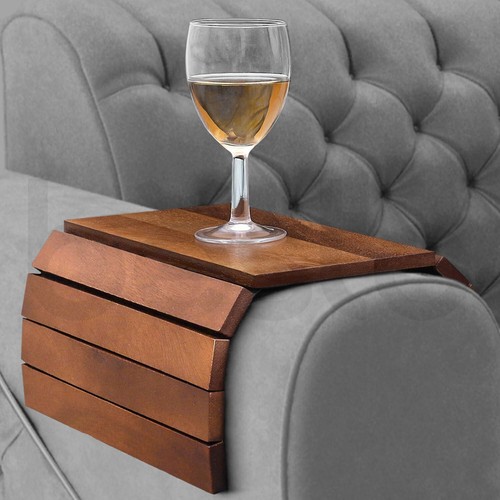 Foldable wooden armrest sofa - wooden,