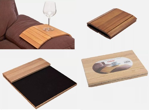 Flexible wooden sofa arm - arm, tray
