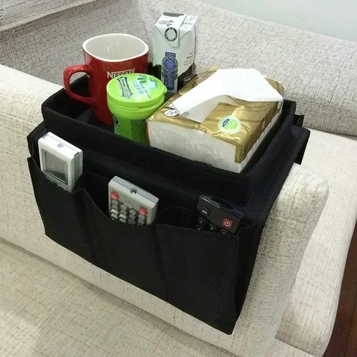 Sofa arm tray pocket chair - sofa,