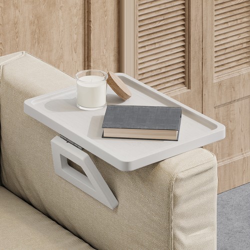 Bamboo sofa arm tray - bamboo, table