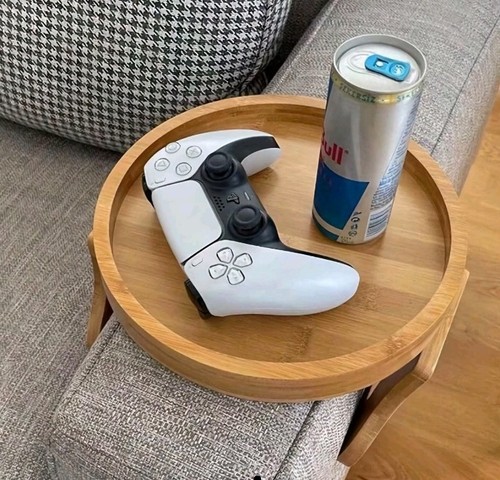Wooden sofa arm - arm, tray