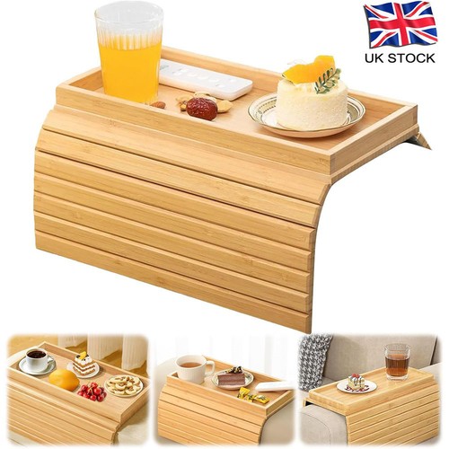 Arm rest organiser tray - organiser, bamboo