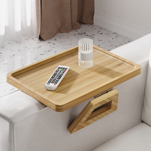 Bamboo sofa arm - bamboo, tray